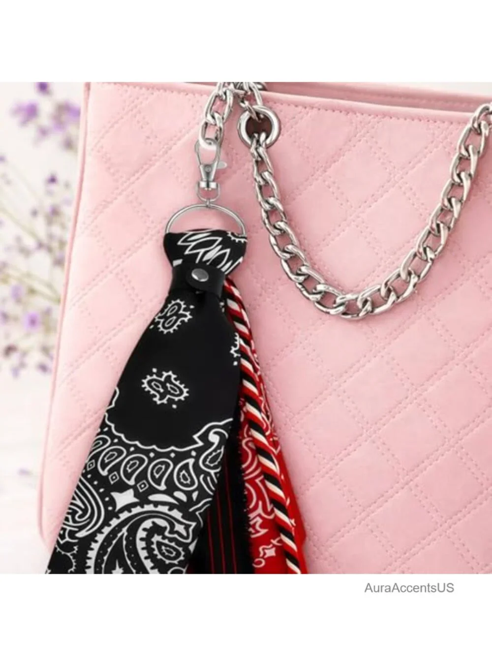 Western Bandana Pants Chain Hip Hop Pocket Chain with Keyring Keychain Rapper